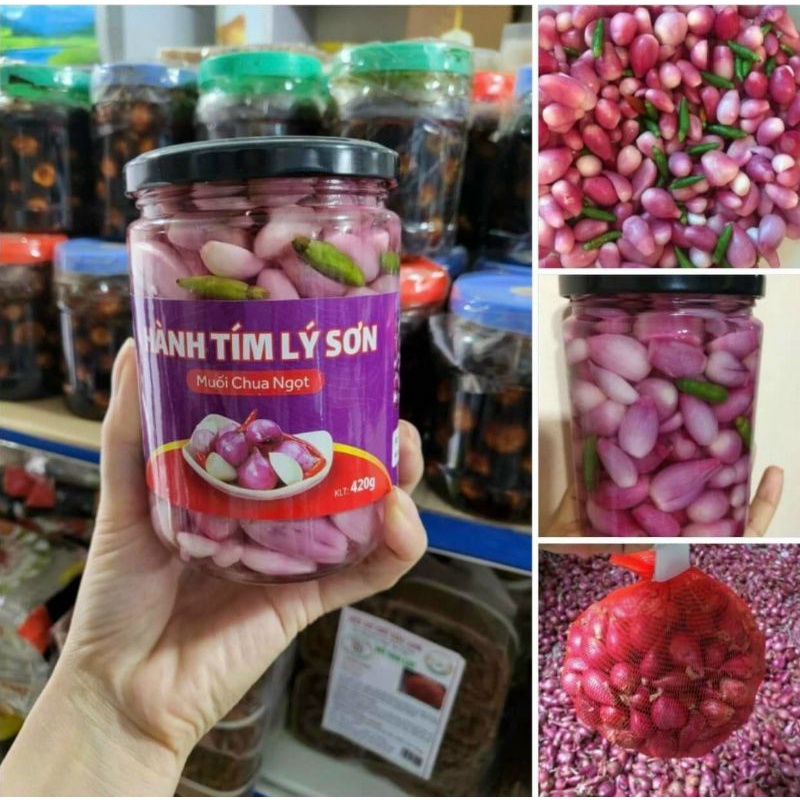 Hành Tím Lý Sơn Muối Chua Ngọt (420G) | BigBuy360 - bigbuy360.vn