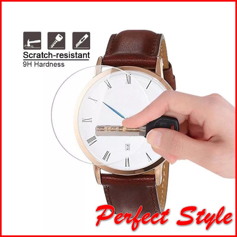 Kính cường lực bảo vệ màn hình đồng hồ chống trầy xước DW D30.5-D42mm