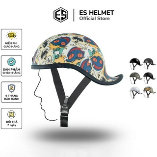 Mũ bảo hiểm ES Helmet nửa đầu Gangster chính hãng