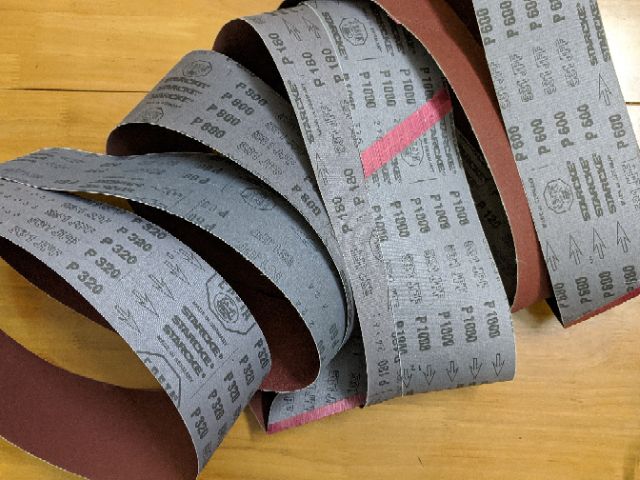 Vòng nhám dây đai Starcke - Đức chuyên dụng mài thép, thép hợp kim kích thước 915 x 100mm - độ nhám từ 60 - 1000