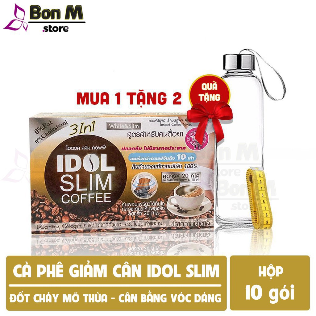 [KHÔNG GIẢM HOÀN TIỀN] Cafe Giảm Cân IDOL SLIM COFFEE 3 in 1 chính hãng.