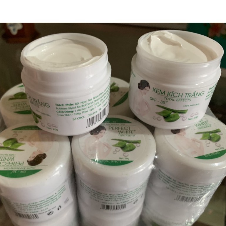 Kem kích trắng body Perfect White Total Effects