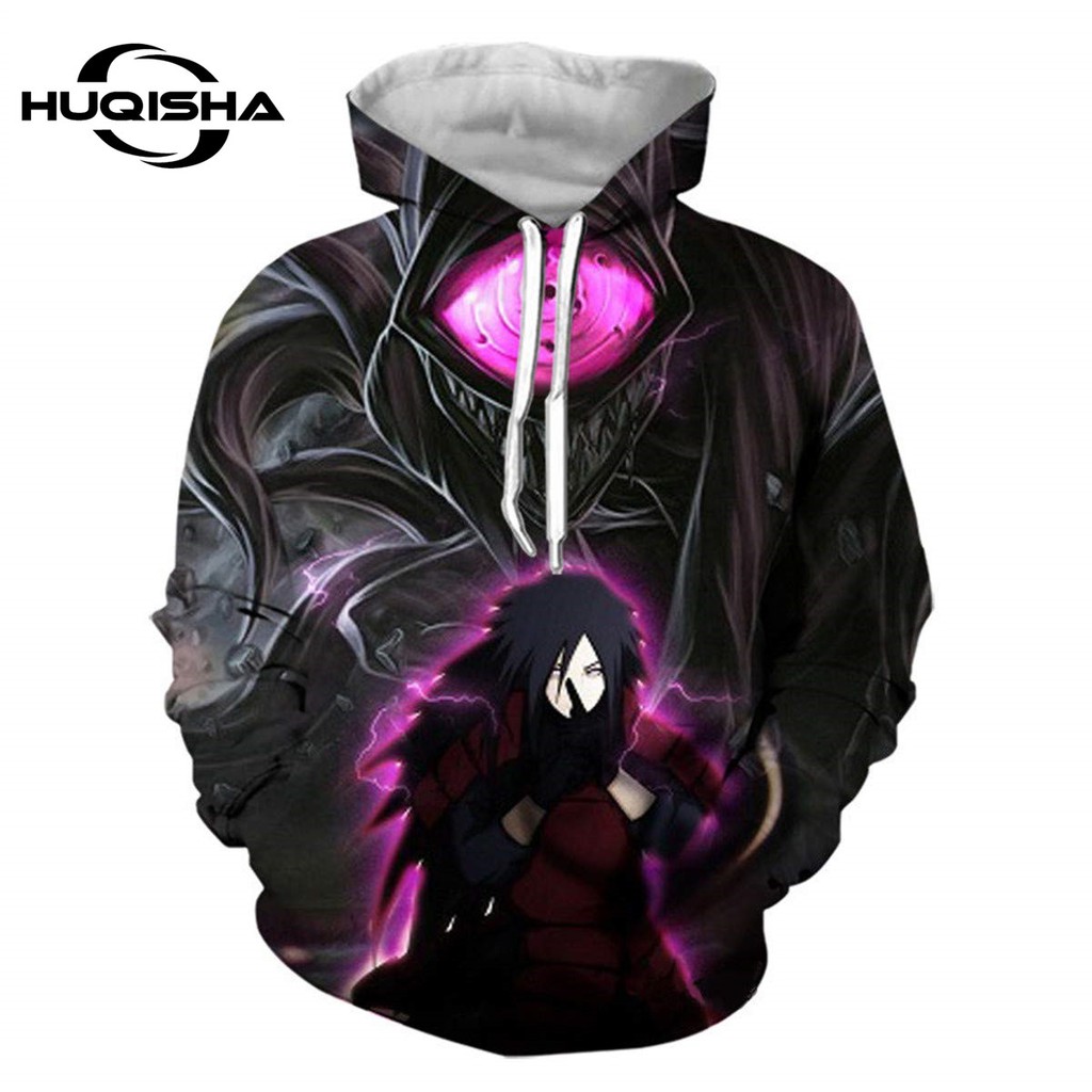 Áo hoodie in hình 3D nhân vật Anime Naruto thời trang HUQISHA