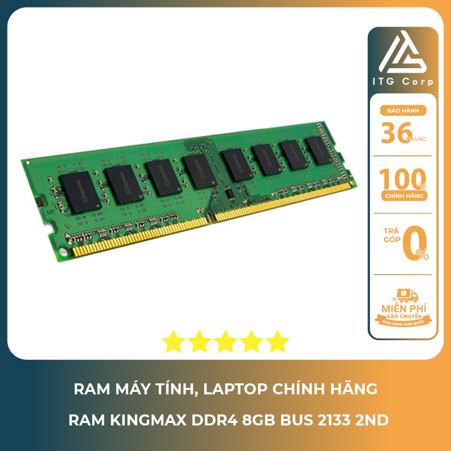 Ram Laptop Kingmax DDR4 8GB Bus 2133 2nd