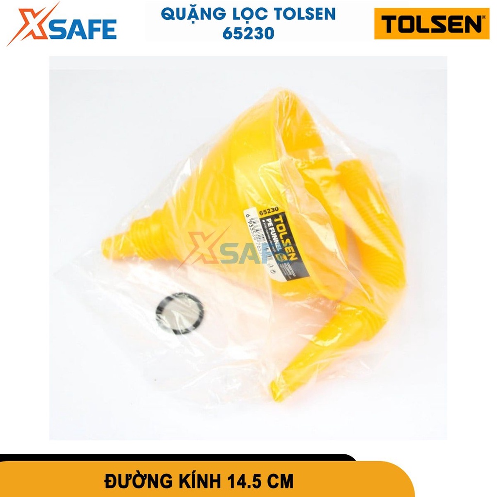 Quặng lọc Tolsen 65230 145mm nhựa cao cấp bền bỉ, ống ruột gà dễ bẻ cong, thiết kế tay cầm tiện lợi -[CHÍNH HÃNG][XSAFE]