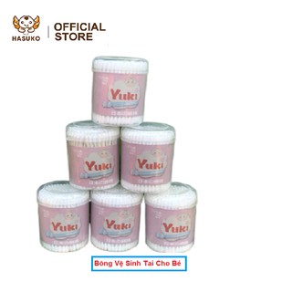 Bông Ngoáy Tai Trẻ Em HASUKO STORE Tăm Bông Sơ Sinh Ngoáy Tai
