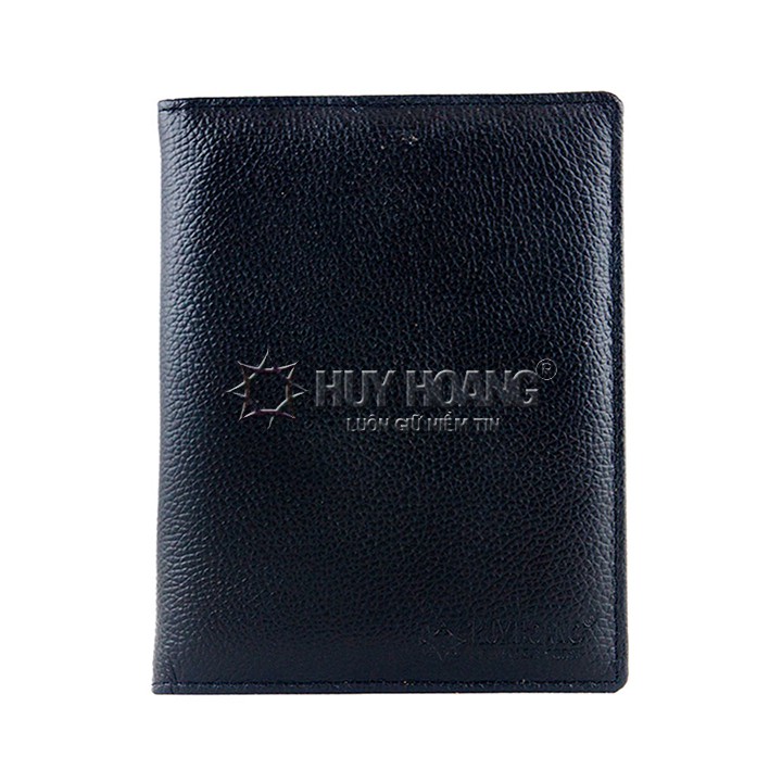 Ví Passport da bò màu đen PH9105