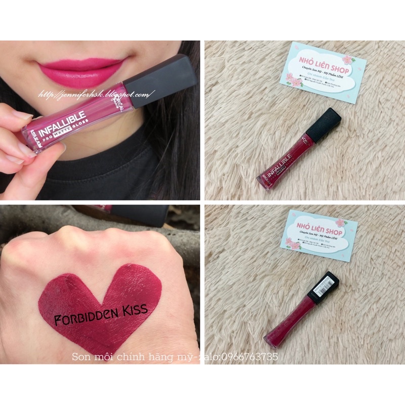 Thanh lý son Loreal  Paris Infallible  Pro Matte chính hãng Mỹ