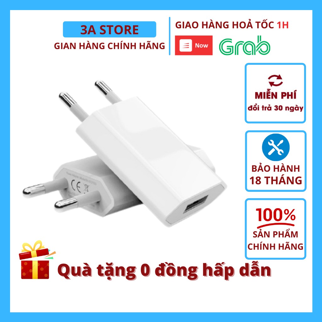 Củ sạc iphone chính hãng apple iPhone 7/7 Plus 8/8 Plus, X XS/XS Max sạc nhanh - 3astore