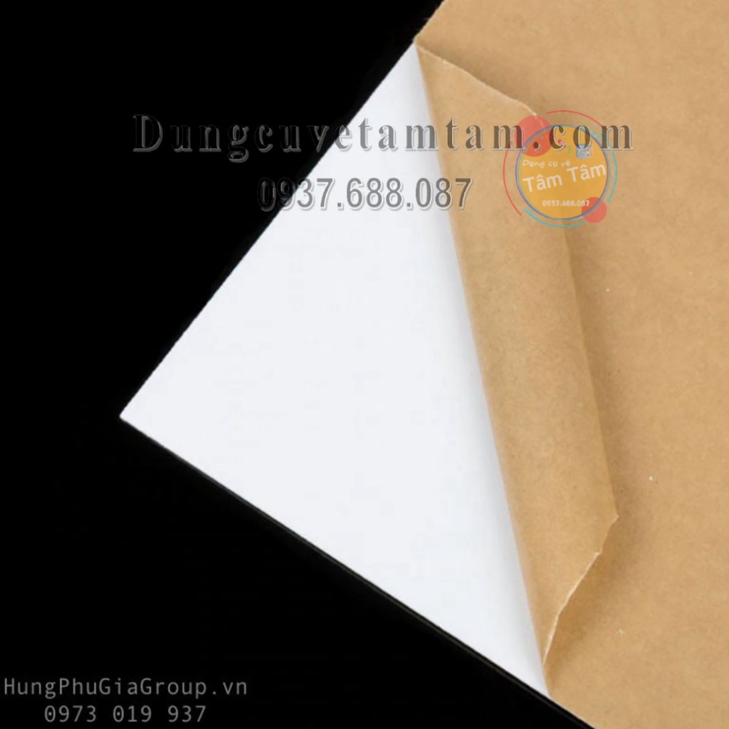 -Mica màu trắng sữa, Mica đục 1.3mm khổ 20x30cm , 30x40cm  -