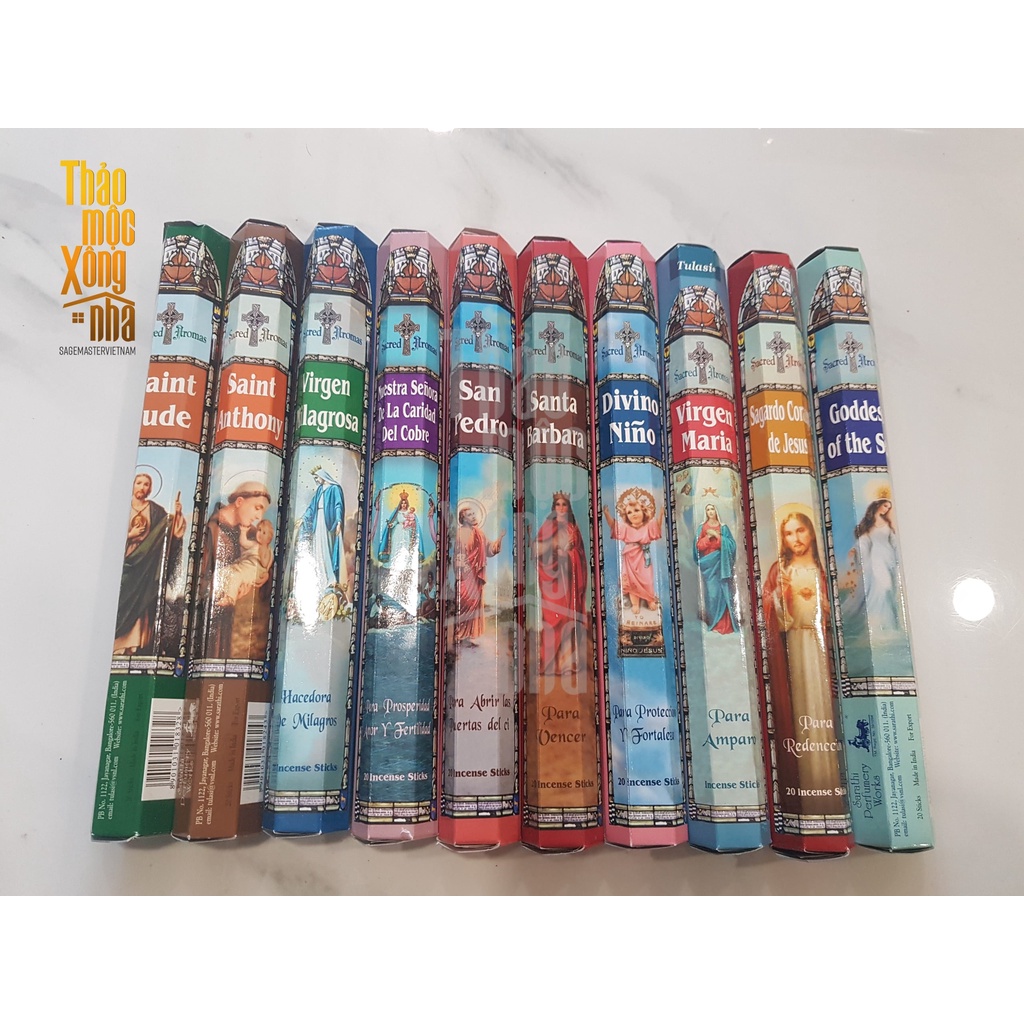 Tulasi Aroma Religious Series - Thanh NhangThiên Chúa Giáo - Thảo Mộc Xông Nhà
