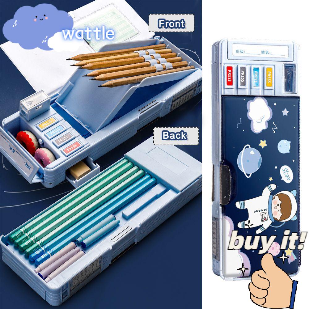 Túi Đựng Bút Bằng Vải Canvas Dễ Thương Sức Chứa Lớn