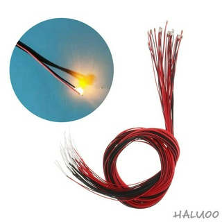 Bộ 20 Mô Hình Tàu Lửa Mini Có Đèn LED Dùng Trang Trí Tiểu Cảnh