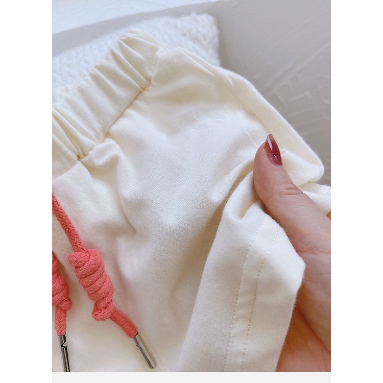 SANITKUN Bộ Áo Thun Cotton Không Tay In Hoạt Hình + Quần Short Thoáng Khí Thời Trang Mùa Hè Cho Bé Trai Và Gái