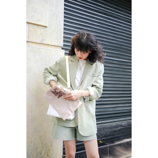 [LEN clothing] Áo khoác vest, áo blazer thời trang 2 màu 7842 | BigBuy360 - bigbuy360.vn