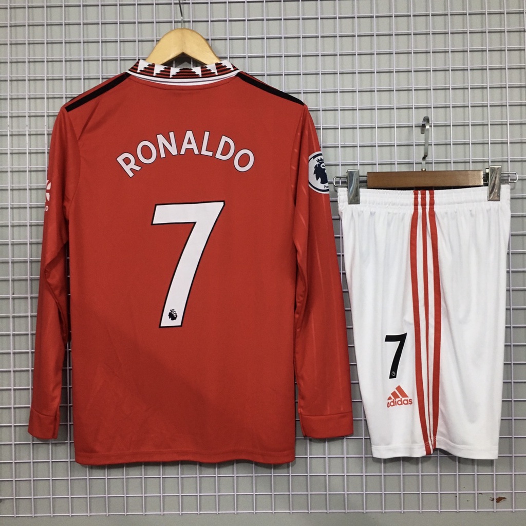 Mua Bộ quần áo cầu thủ RONALDO MU đỏ TAY DÀI cập nhật mẫu mới 2023 ...