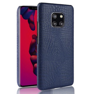 Ốp lưng nhựa cưng họa tiết da cá sấu cho Huawei Mate 20 Pro