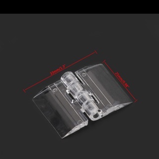 Bản lề nhựa trong suốt 2 cái