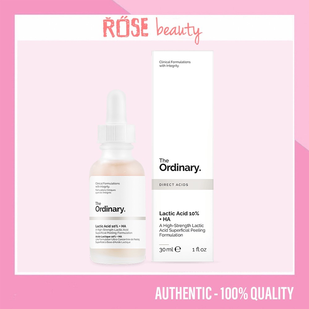 Serum The Ordinary Lactic Acid 5% - 10%+ HA tẩy tế bào chết 30ml