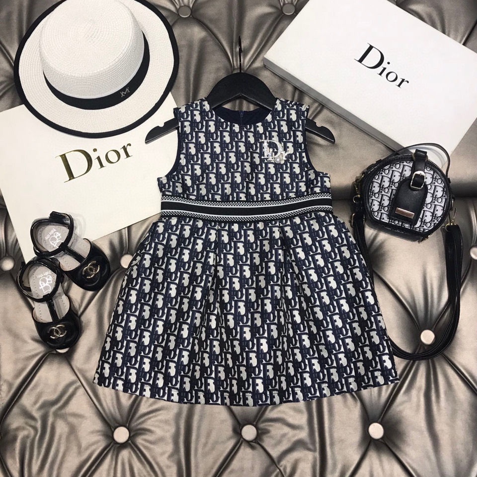 Không Có Nhãn Hiệu Trên Quần Áo1 Bộ Áo Tay Dài + Chân Váy Cotton Thời Trang Phương Tây Dành Cho Bé Gái