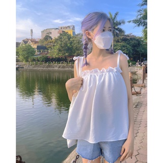 Áo hai dây nhiều màu phong cách Hàn quốc ulzzang - Made by Toneontone TOT