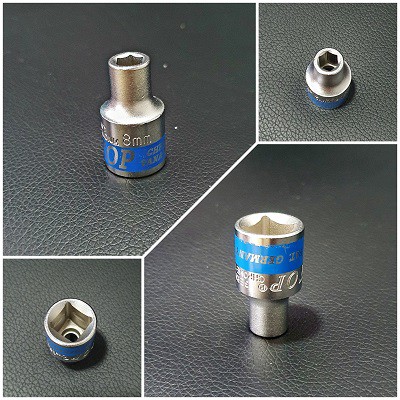 Đầu Tuýp 1/2 Lục Giác Dạng Đầu Chụp Size 10mm