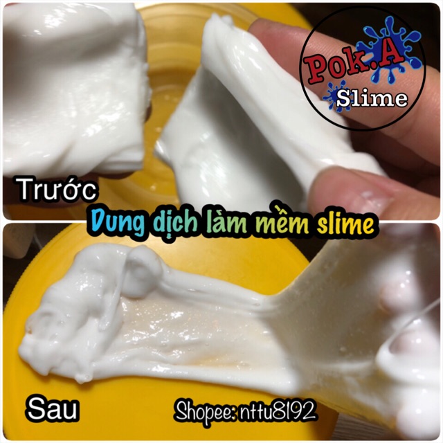 Pokaslime Glycerin - làm slime mềm, dẻo, đặc - 20ml
