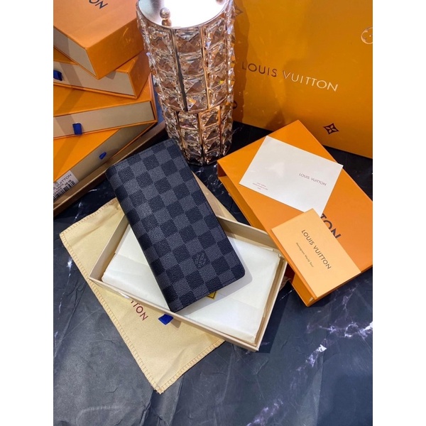 Ví Nam cầm tay da thật LV phong cách thời trang