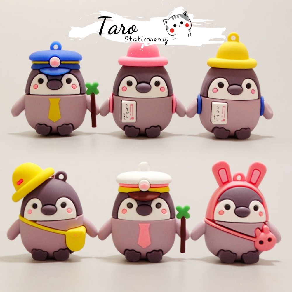 Móc khoá chim cánh cụt hoạt hình đáng yêu Come one Taro Stationery