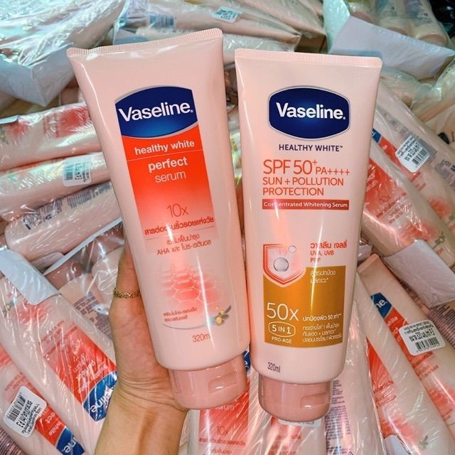 Sữa dưỡng thể Vaseline Healthy White Perfect Serum 10X