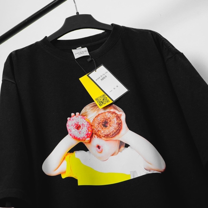 Áo thun tay lỡ ADLV Baby Donut MSW Town , áo thun cotton nam nữ unisex | BigBuy360 - bigbuy360.vn