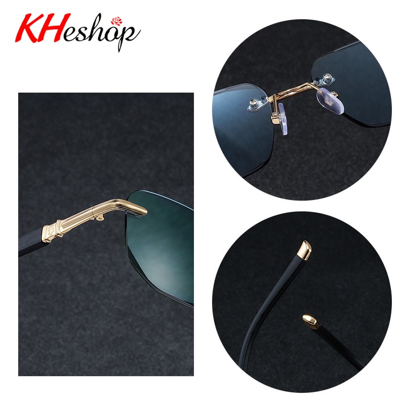 Kính râm có độ Lão, viễn thị siêu hot, tròng HD cao cấp màu xanh đậm chống ánh sáng xanh nam nữ mã Y88102