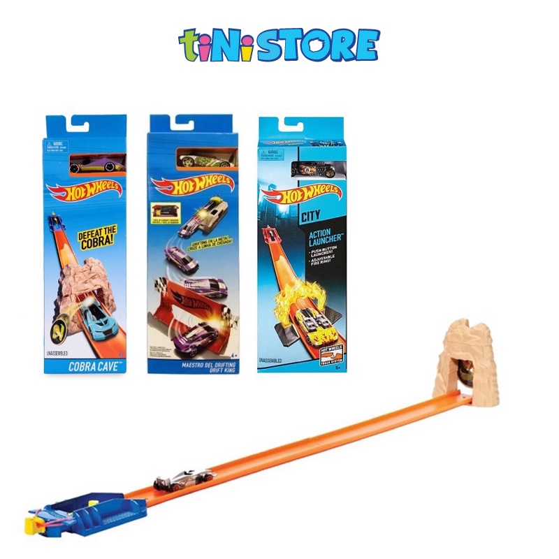 Đồ chơi bé trai bộ đường đua cơ bản HOT WHEELS (Mẫu Ngẫu Nhiên) BLR01