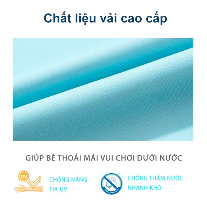 Đồ bơi bé trai, đồ bơi chống nắng cho bé trai 5-10 tuổi liền thân họa tiết khủng long nhiều màu sắc BBShine – DB016