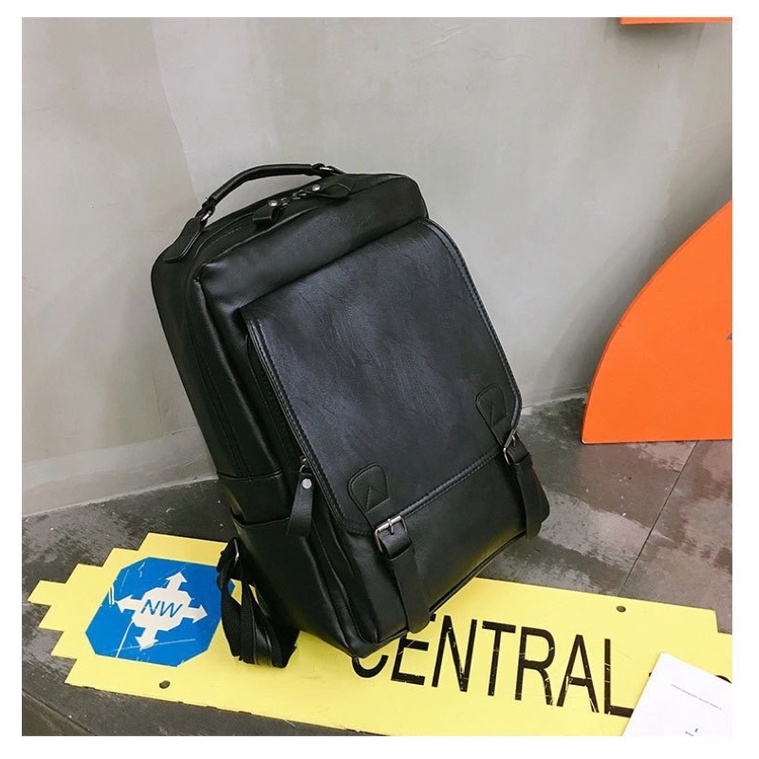 Balo da vintage có sẵn 2 màu nâu và đen - Vintage Backpack