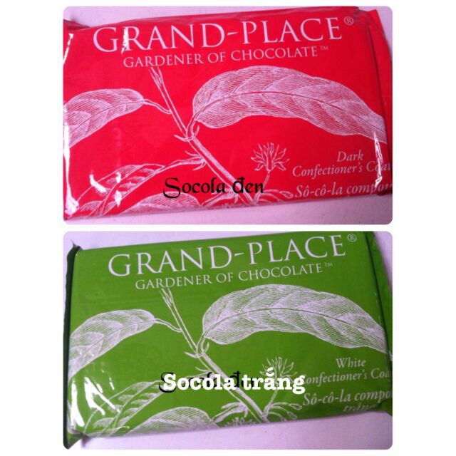 Socola Grand-place Trắng- Đen (110g)