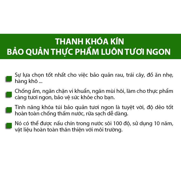 Bộ 8 cái dụng cụ kẹp túi thực phẩm dễ dàng sử dụng, độ bền cao, có răng cửa giữ chắc không dễ rơi sau khi niêm phong