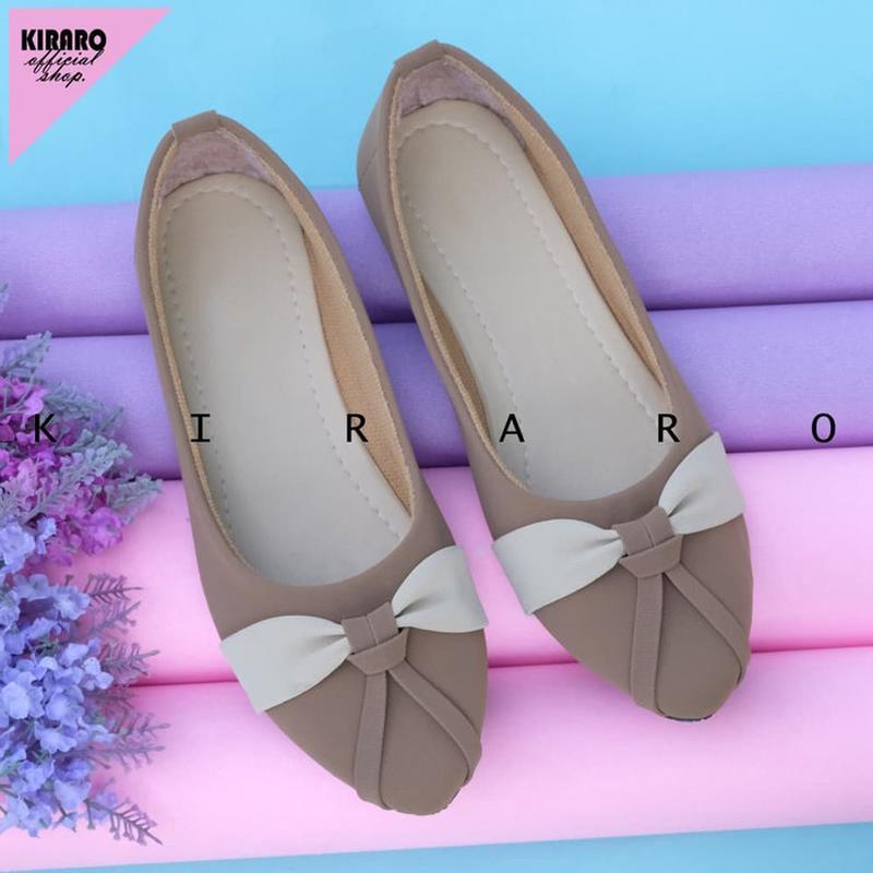 Giày Thể Thao Mo8dd Bcsp07 Kiraro Đế Bệt Quai Ruy Băng Màu Đen Dễ Thương Thời Trang Cho Bạn Gái Tuổi Teen Bcsp07 Kiraro