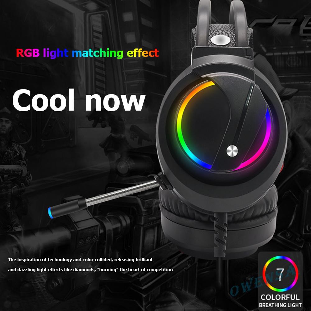 Tai Nghe Chơi Game Có Dây Và Mic K1 Rgb 7.1