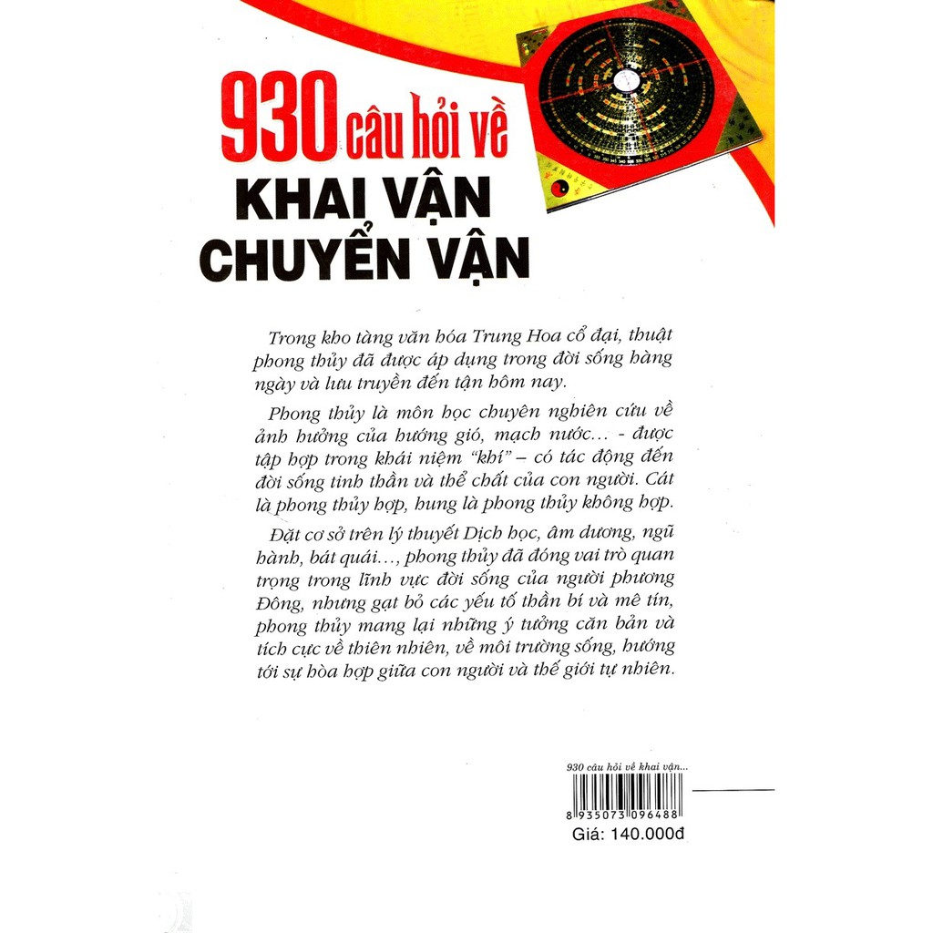 Sách - 930 Câu Hỏi Về Khai Vận Chuyển Vận (VL)