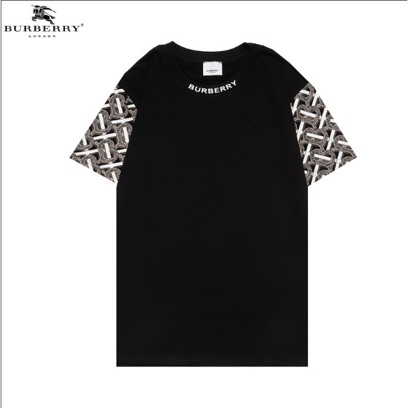Áo Thun Cotton Tay Ngắn In Họa Tiết Burberry Thời Trang Cho Nam Và Nữ | BigBuy360 - bigbuy360.vn