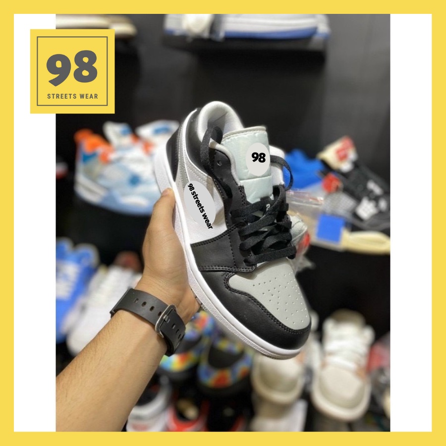 ⚡️[𝐈𝐛 𝐗𝐞𝐦 𝐕𝐃, 𝐀̉𝐧𝐡 𝐂𝐡𝐢 𝐓𝐢𝐞̂́𝐭][𝐅𝐫𝐞𝐞𝐬𝐡𝐢𝐩 + 𝐅𝐮𝐥𝐥𝐛𝐨𝐱] Giày Thể Thao Sneaker Cổ Thấp, Màu Đen Trắng Móc Xám, Đen Xám