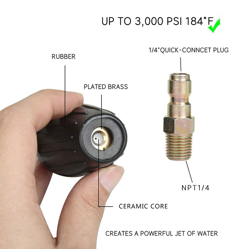 Vòi Phun Nước Áp Suất Cao 3.0 1 / 4 Inch