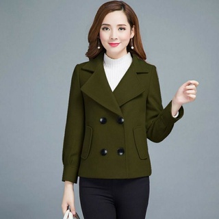 Áo dạ tay bồng tiểu thư