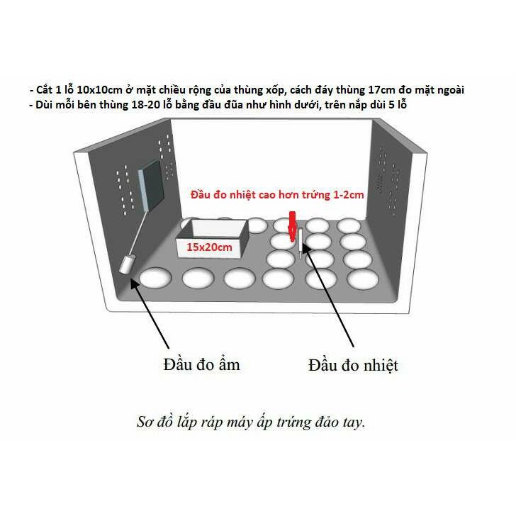 Máy Ấp Trứng Ánh Dương P100 -máy ấp trứng gà-máy ấp trứng mini- máy ấp p100