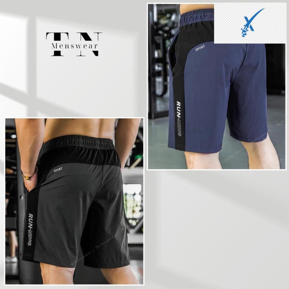✍️ Quần Đùi Nam Thể Thao JoggerMenswear Chất Vải Gió Chun Mềm Mại Co Giãn Vận Động Thoải Mái ✍️