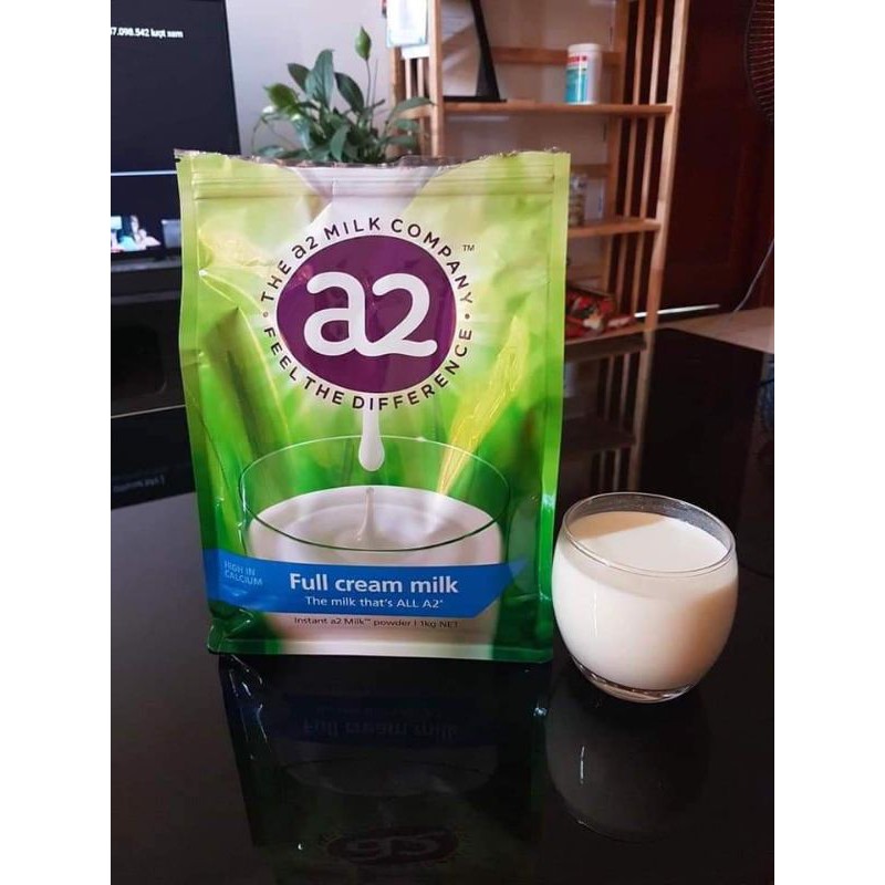 Sữa tươi A2 nguyên kem túi 1kg