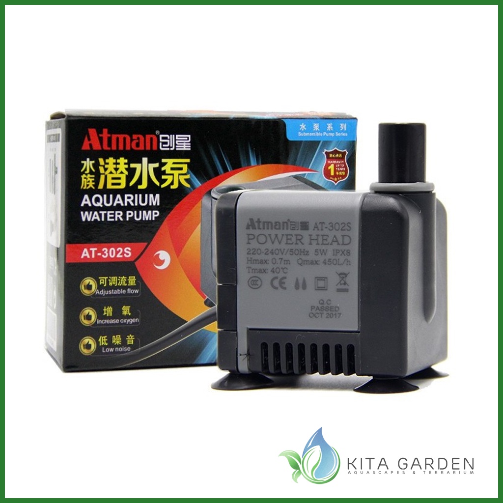 Bơm chìm hồ cá Atman Aquarium Water Pump AT-301S | AT-302S | AT-303S | AT-304S | AT-305S | AT-306S