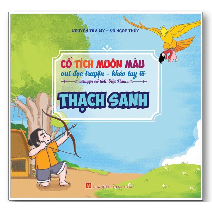 Sách - Cổ tích muôn màu Vui đọc truyện khéo tay tô (Truyện cổ tích việt nam  - Túi 8 cuốn)