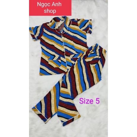 Bộ pijama thun tay ngắn quần dài